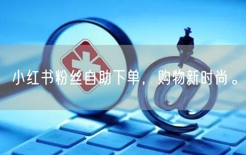 小红书粉丝自助下单，购物新时尚。