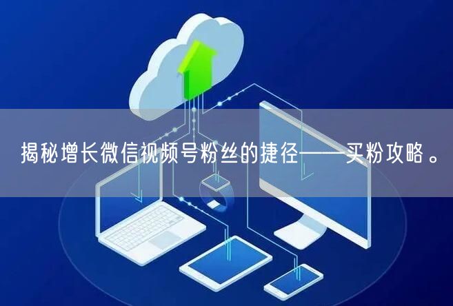 揭秘增长微信视频号粉丝的捷径——买粉攻略